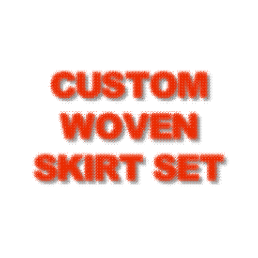 Custom Woven Skirt Set